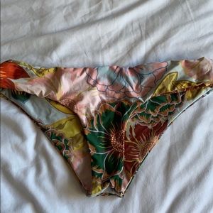 stone fox swim floral bikini bottoms